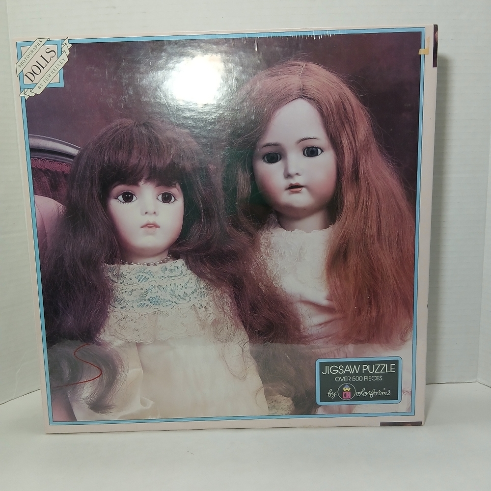 Doll Jigsaw Puzzle By Colorforms NEW SEALED VINTAGE 500+ Pieces By Tom Kelley